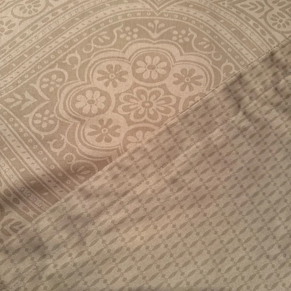 Reversible Duvet Cover Taupe King Set *
